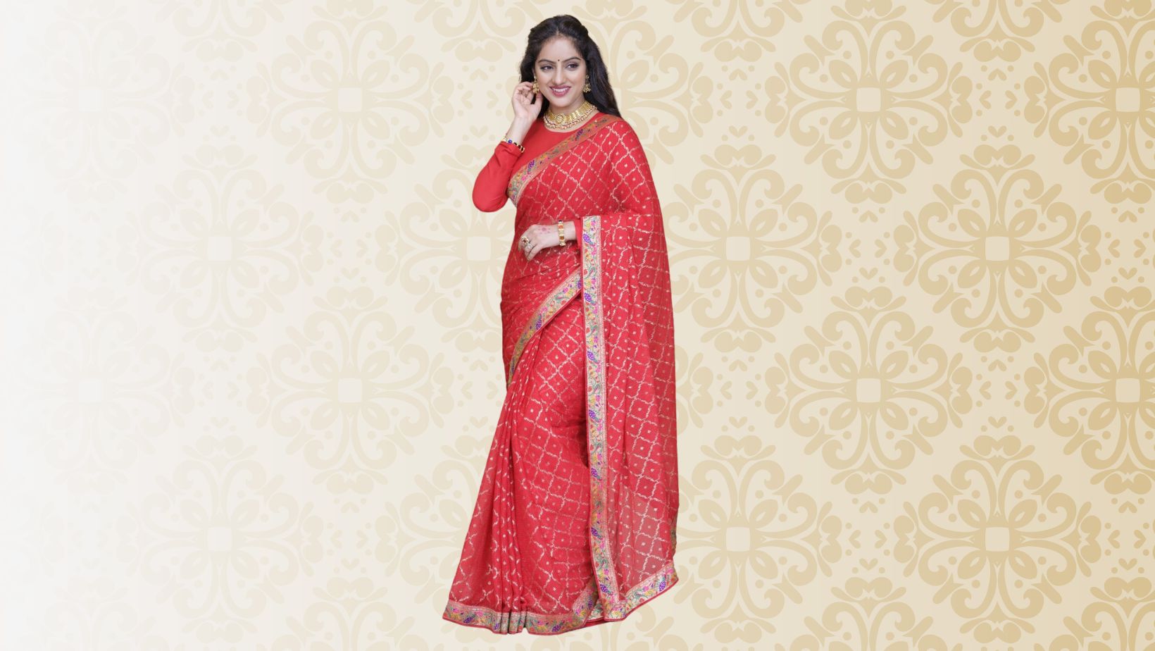 गहनों के साथ गिफ्टिंग: लक्ष्मीपति (Laxmipati) की शानदार साड़ीया