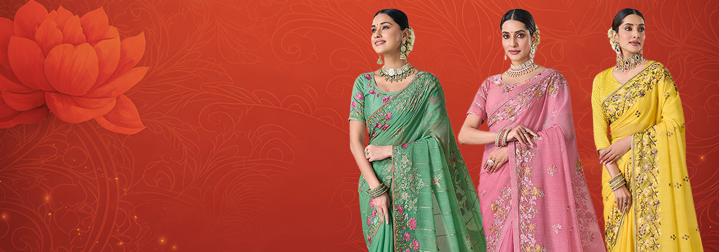 Designer Sarees for Chaitra Navratri