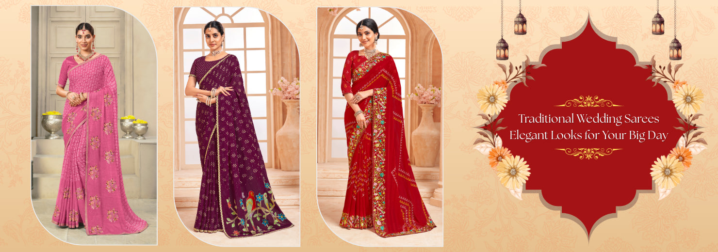 Traditional Wedding Sarees: Elegant Looks for Your Big Day