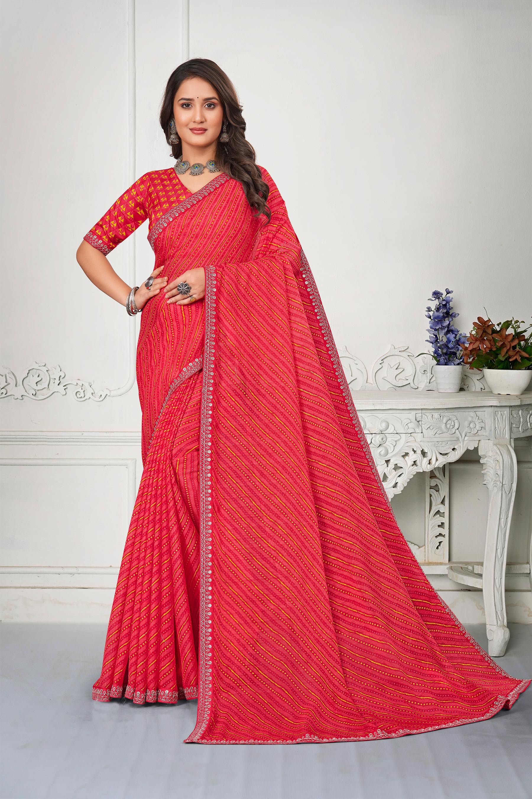 Bandhani Printed Saree