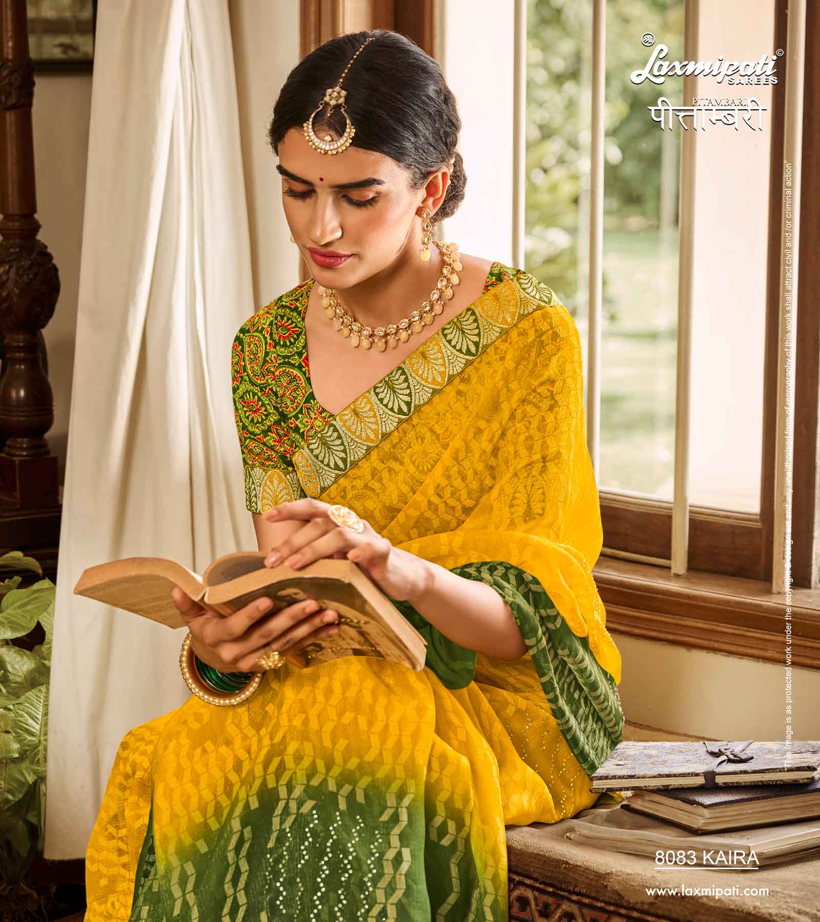 Laxmipati PITAMBARI 8083 Brasso Multicolor Saree