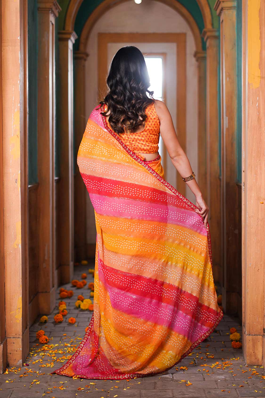 Laxmipati JAMUN 7908 Chiffon Multicolor Sarees