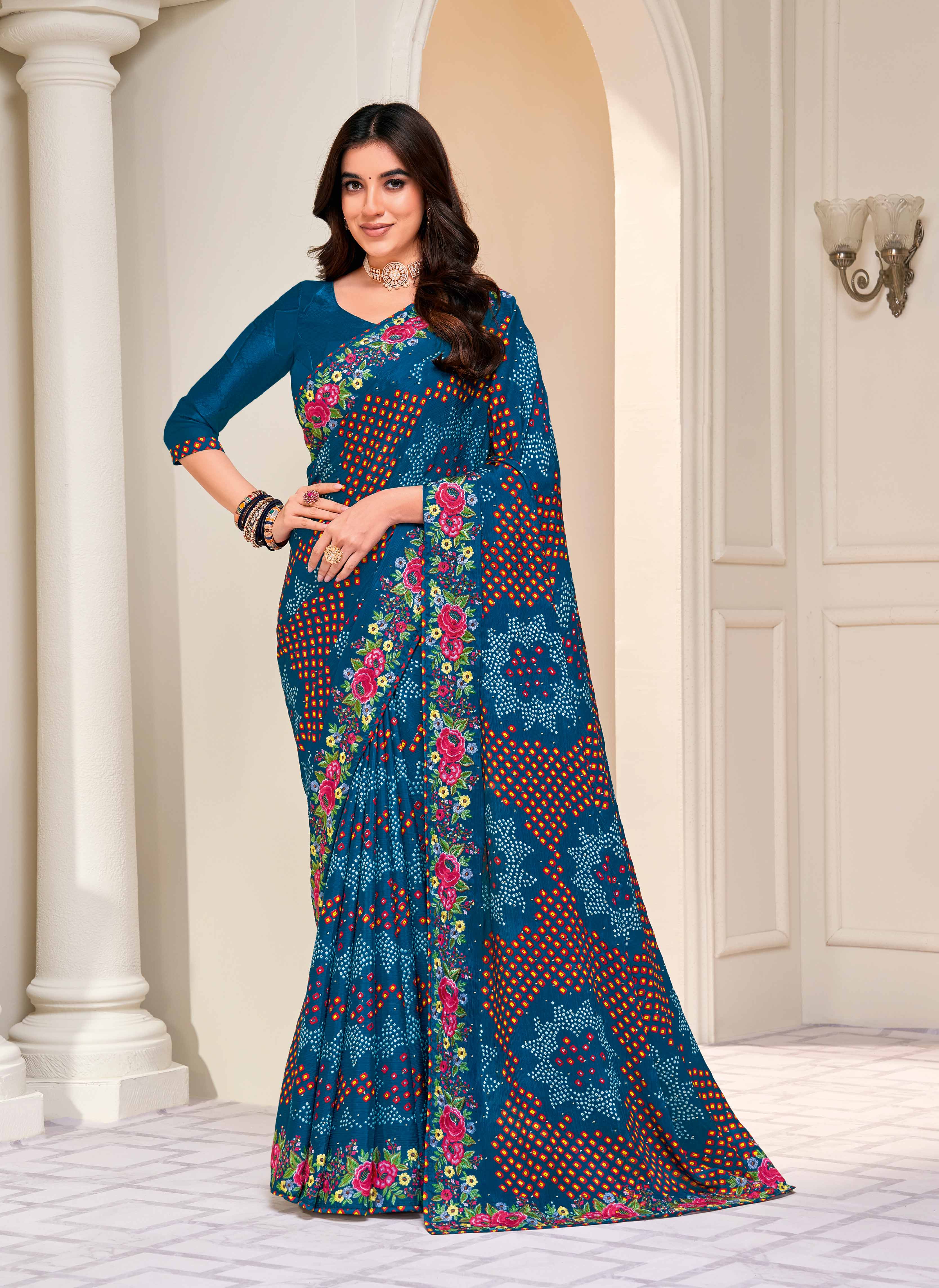 Buy Colourful Navratri Sarees Online
