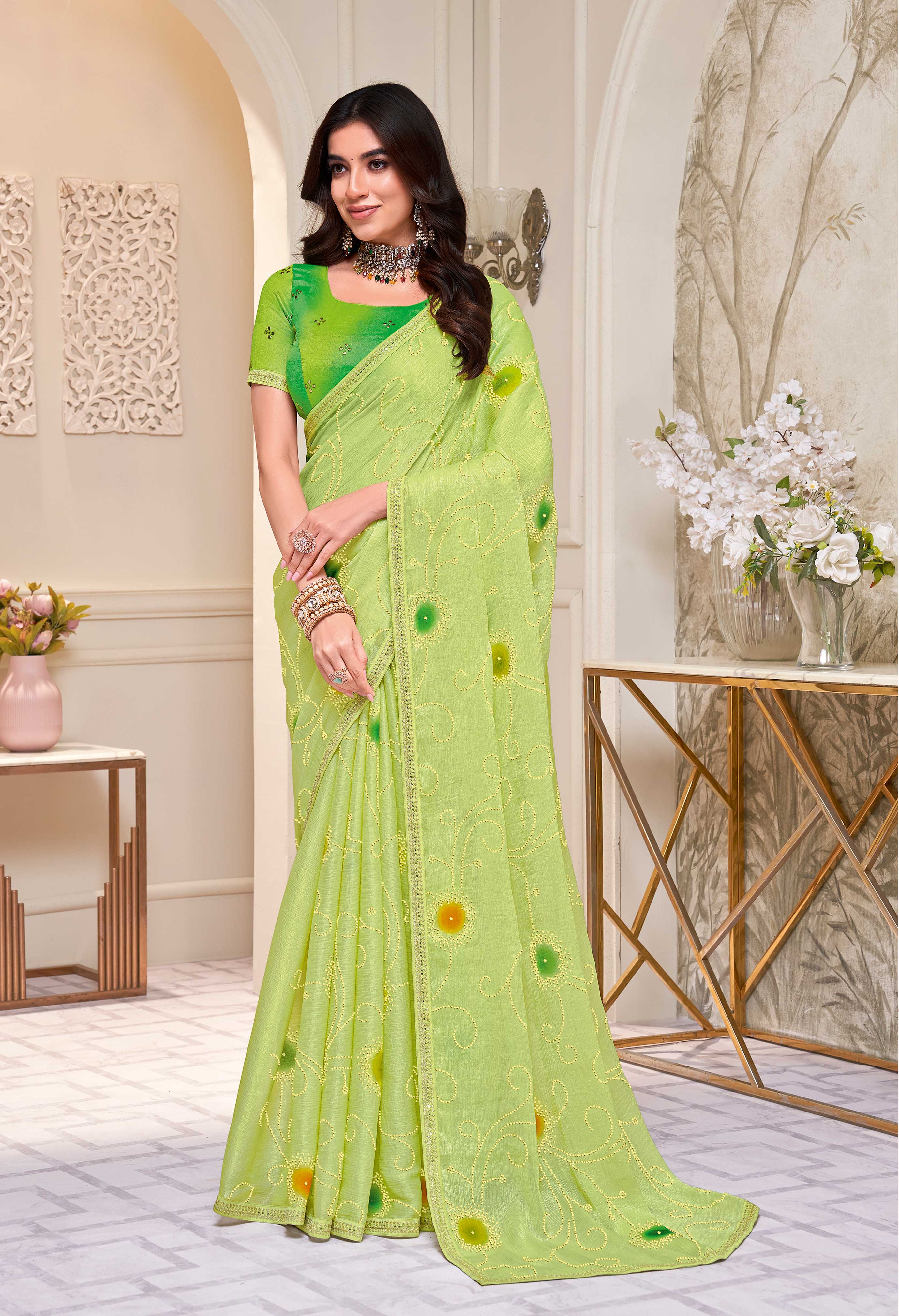 navratri saree colour 2025