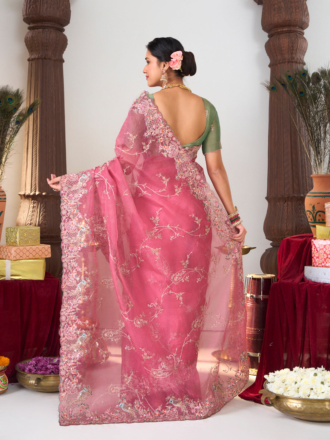 elegant silk saree