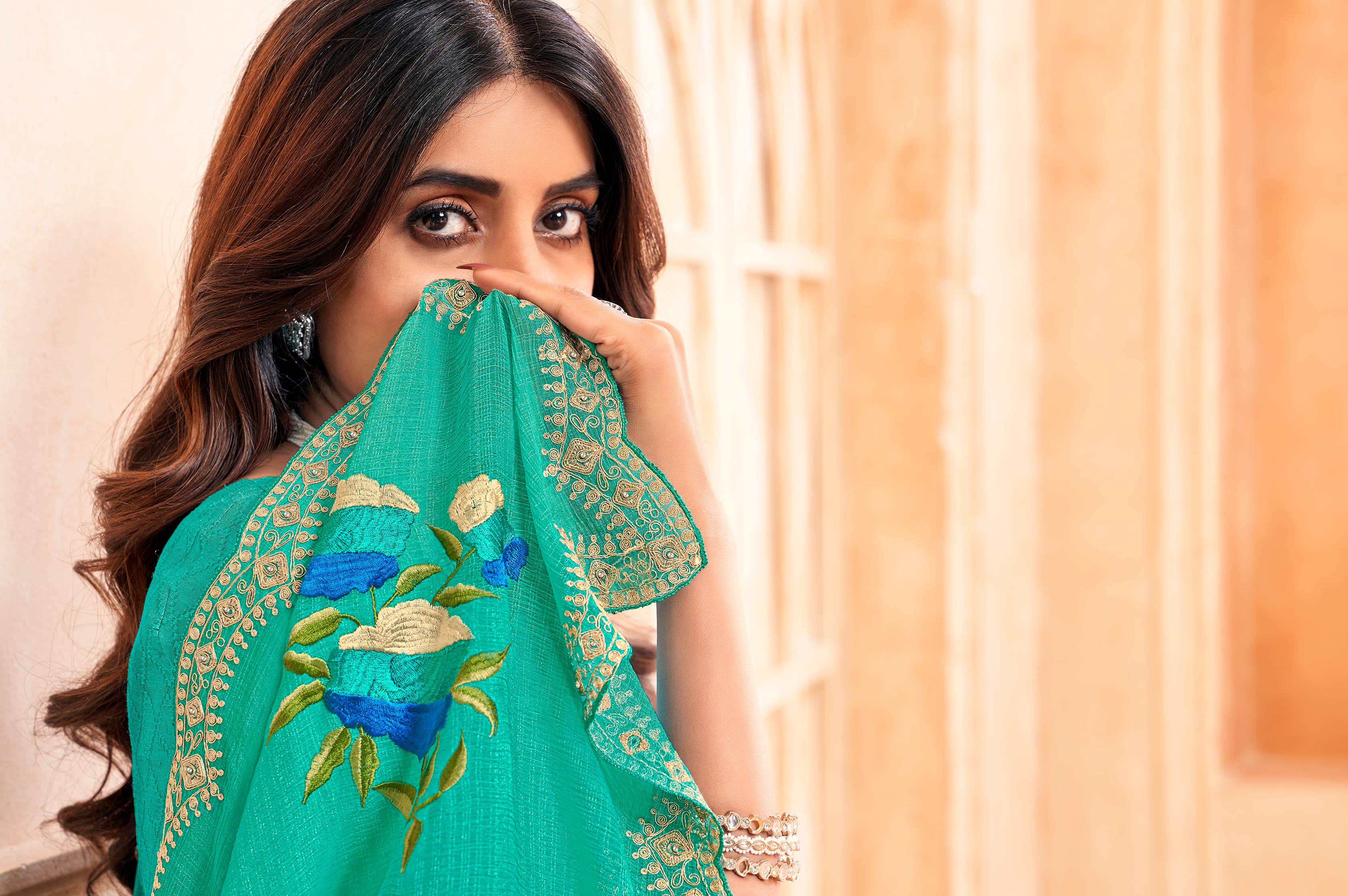 chiffon sarees party wear