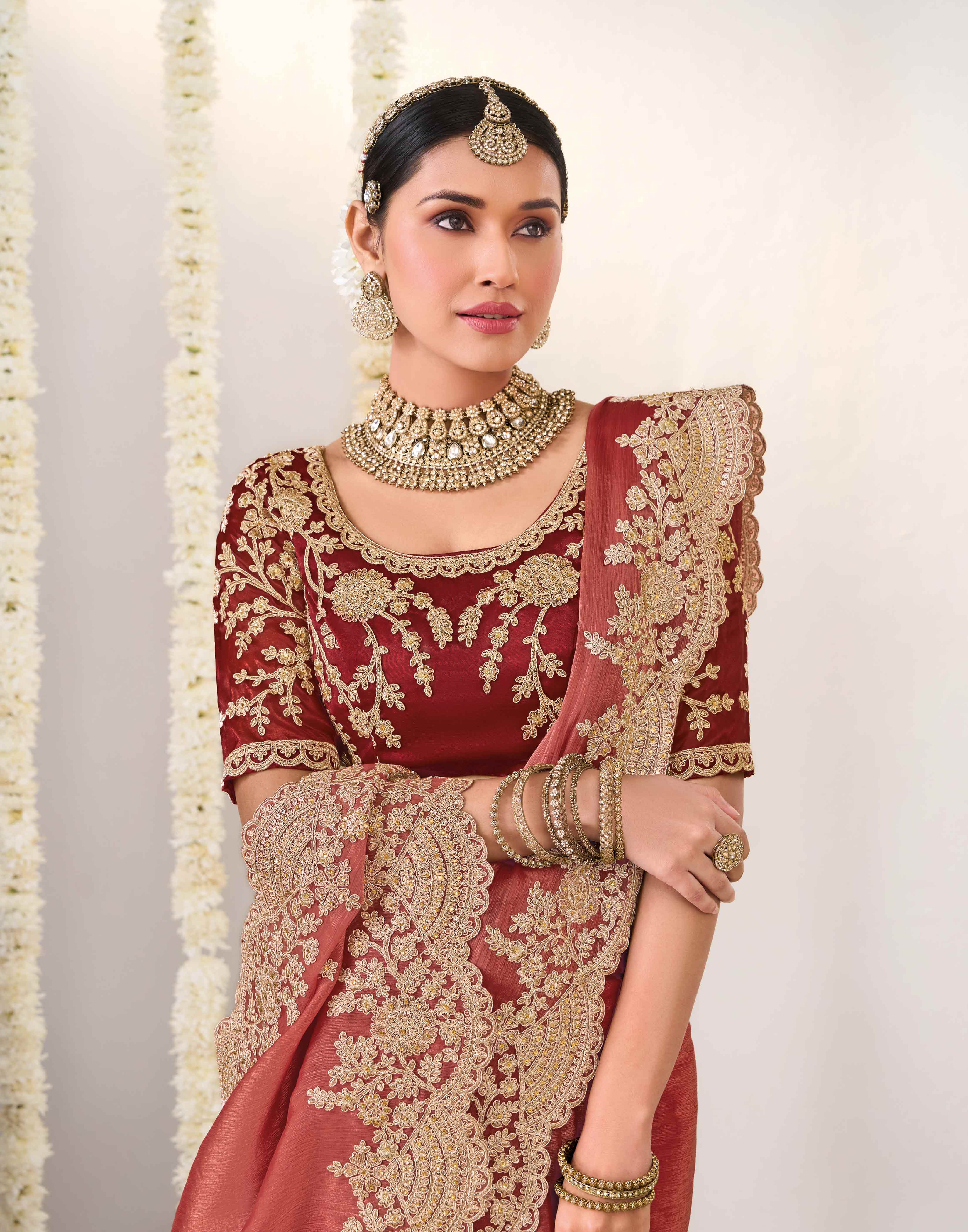 Designer festive saree