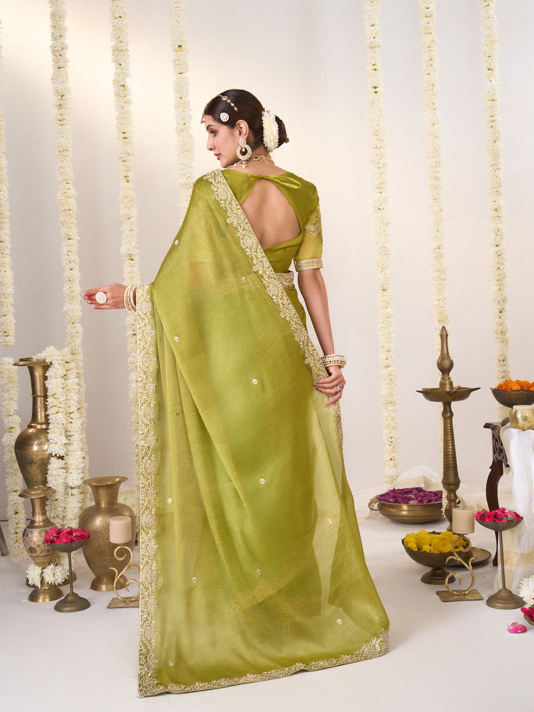 Buy embroidered saree