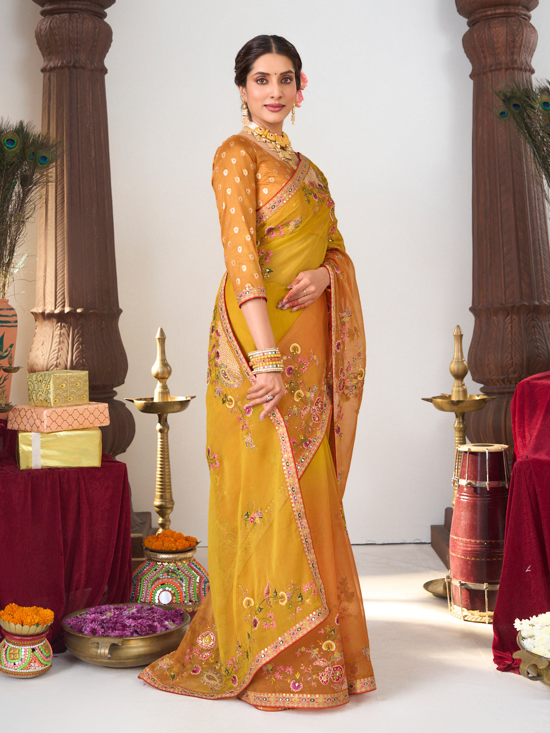 lightweight trendy saree