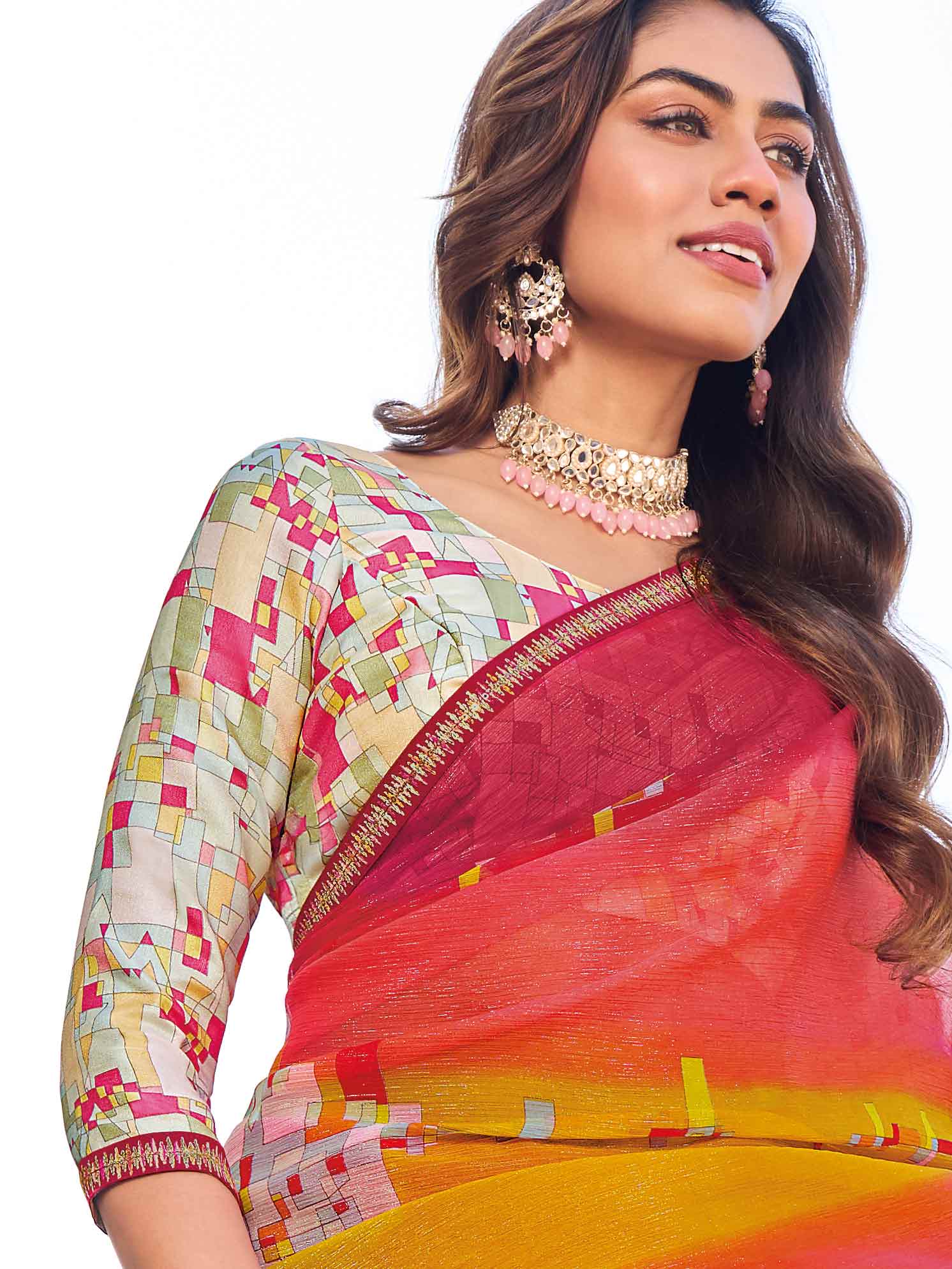 chiffon saree