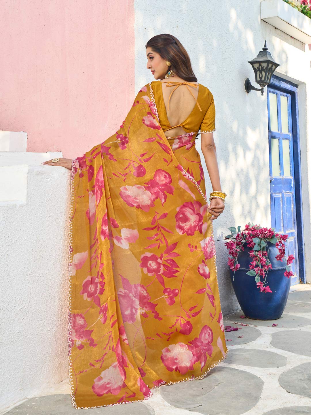 buy organza saree online