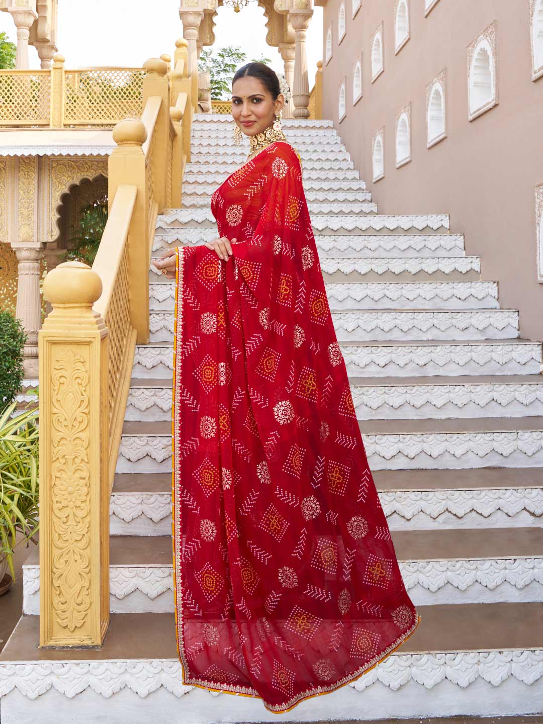 Light weight designer saree
