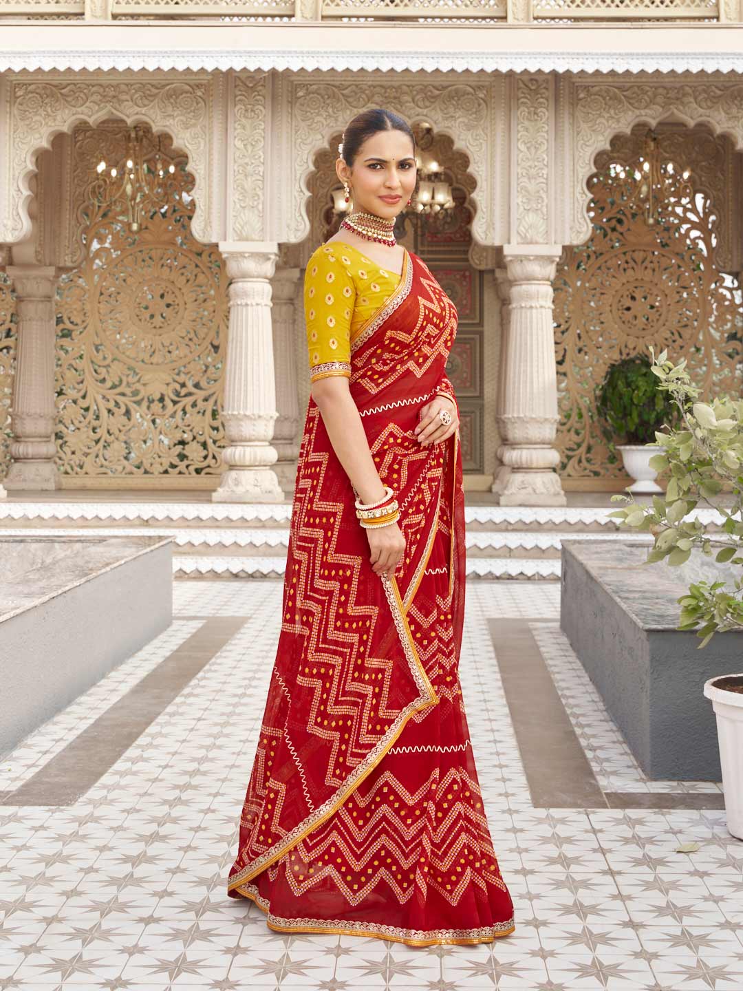 Light weight ethnic saree