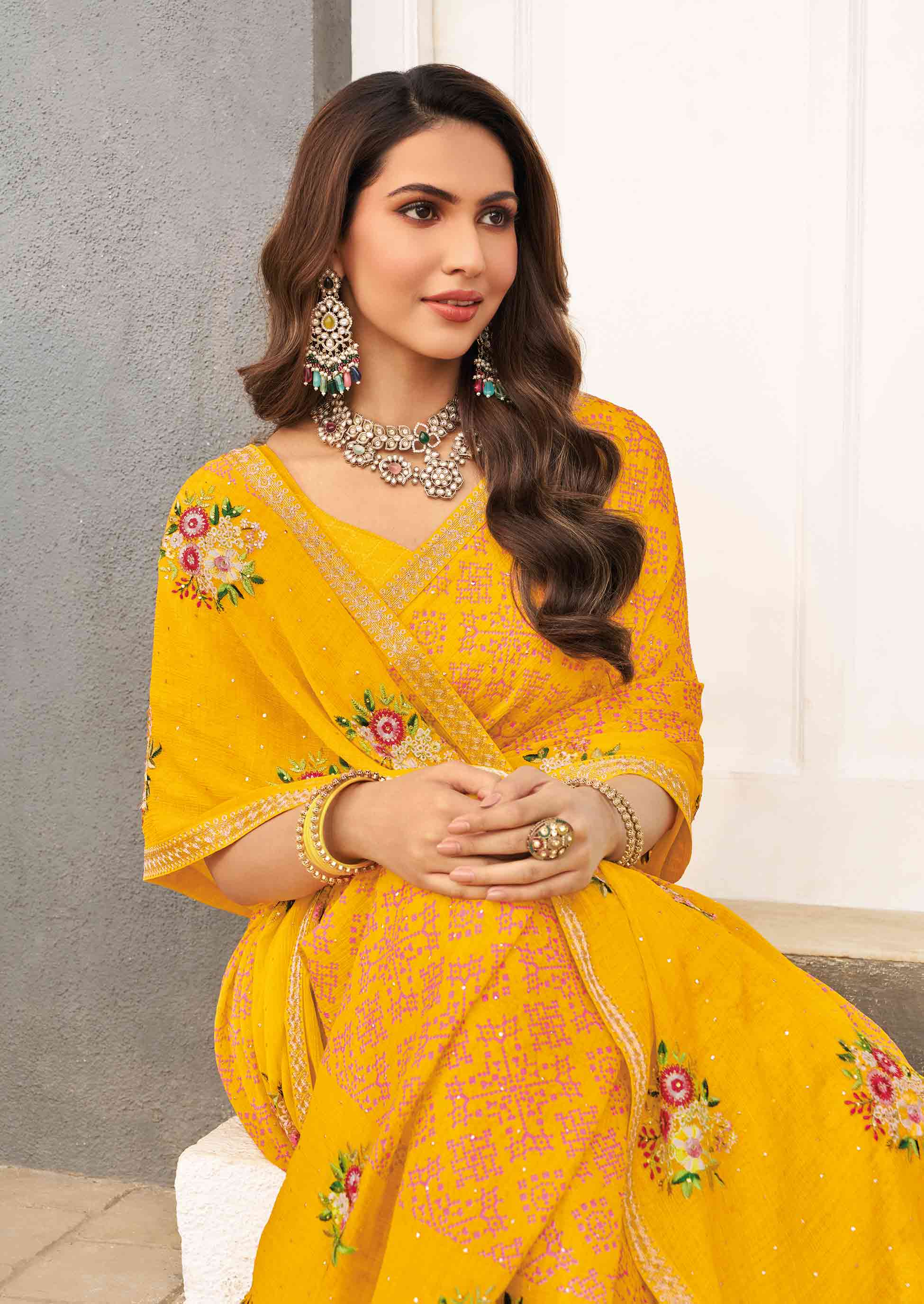 lightweight festive saree