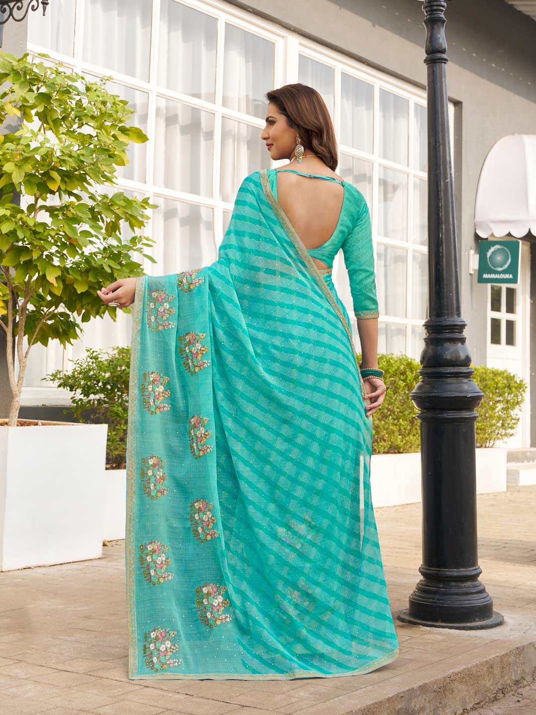 festive saree