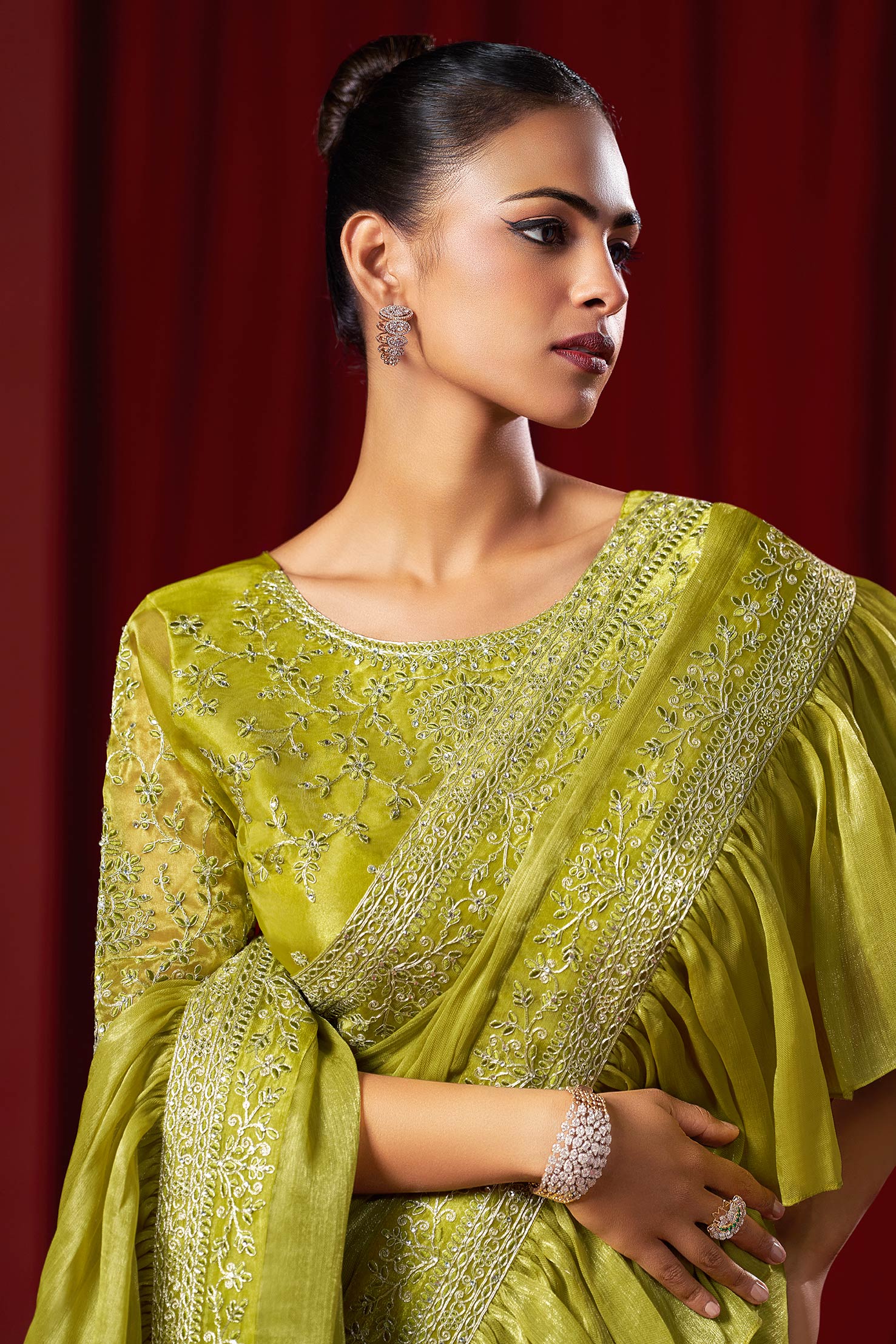 Ready To Wear Georgette Saree