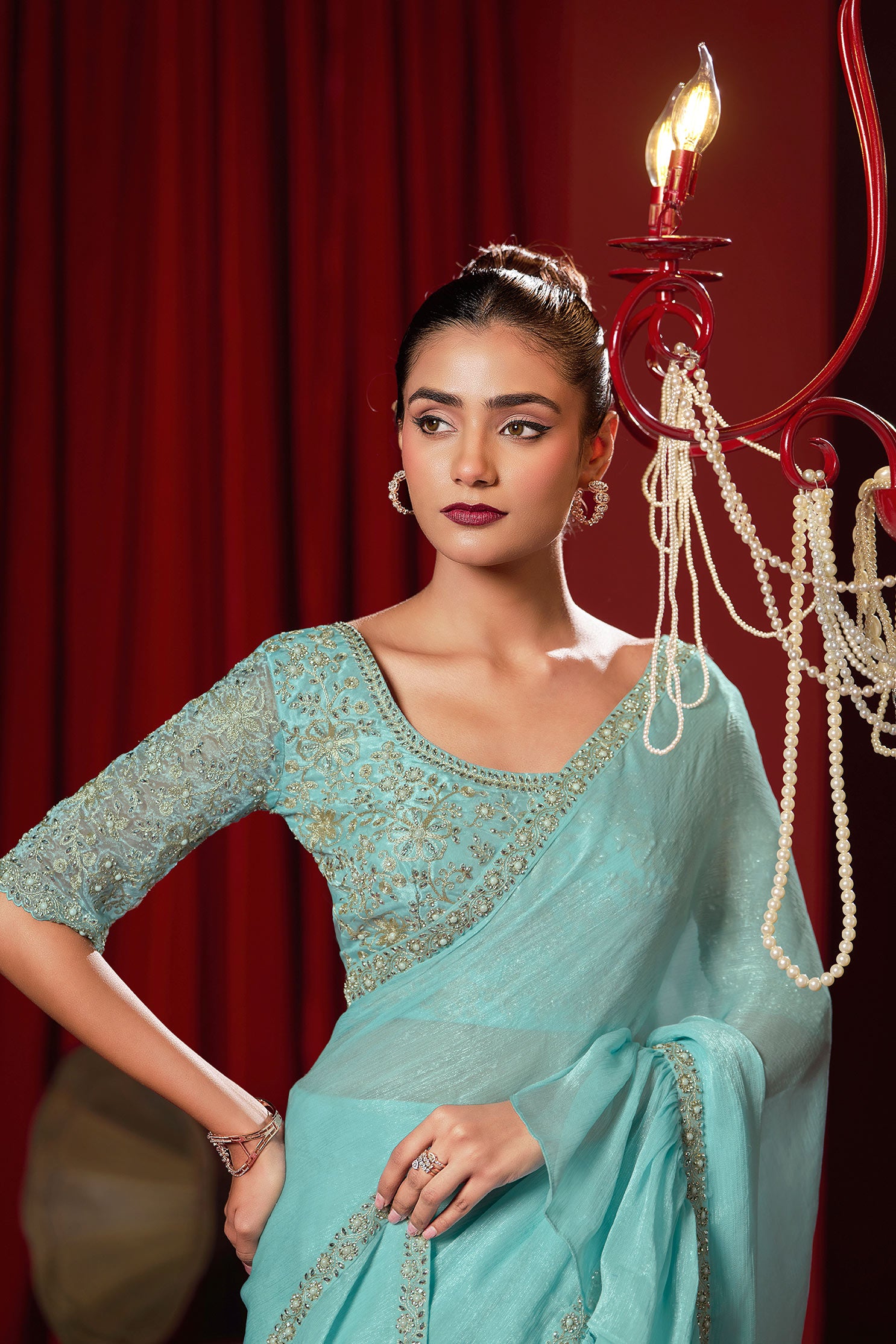 Blue Saree For Women