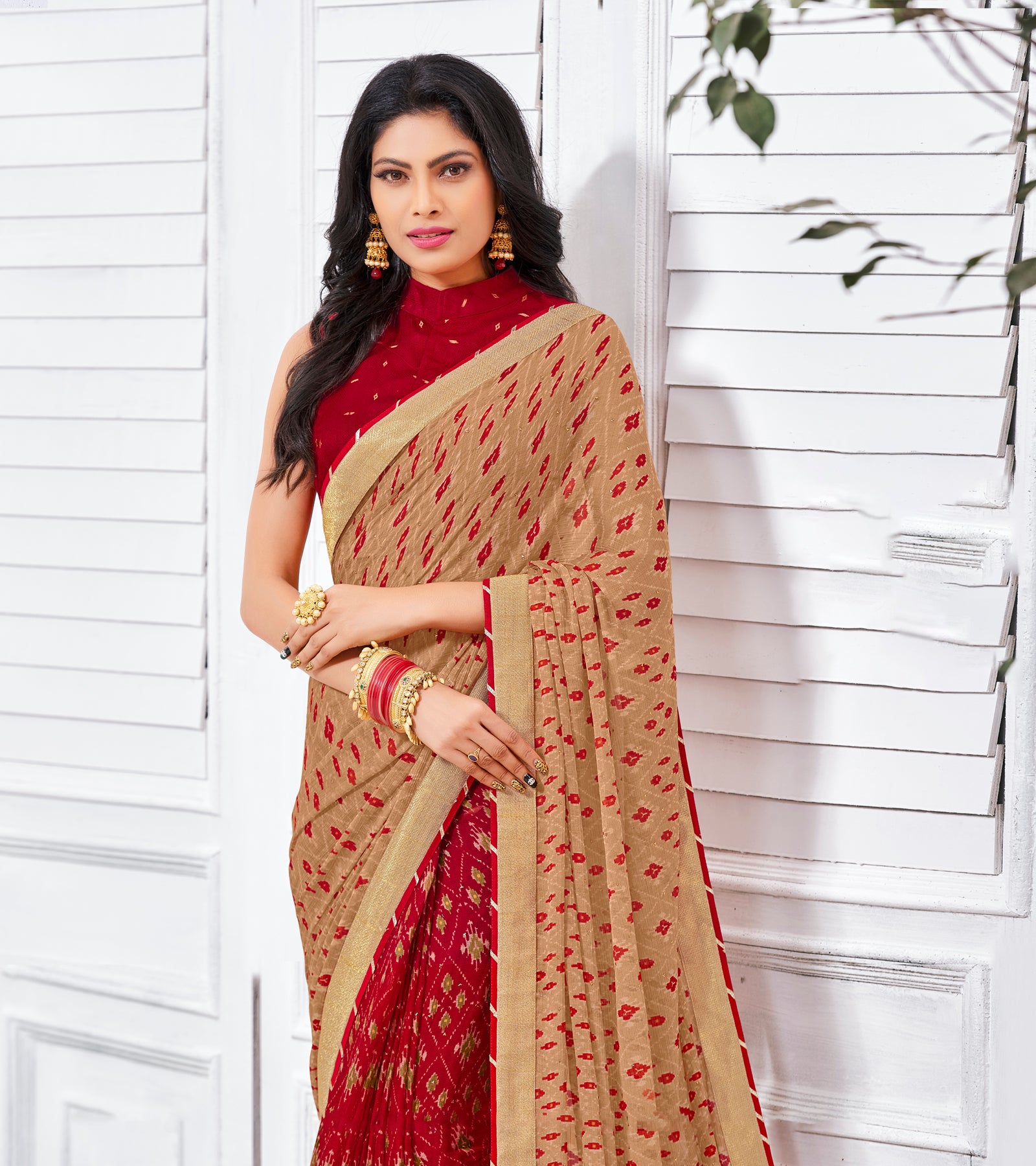 Laxmipati Chiffon MultiColor Sarees