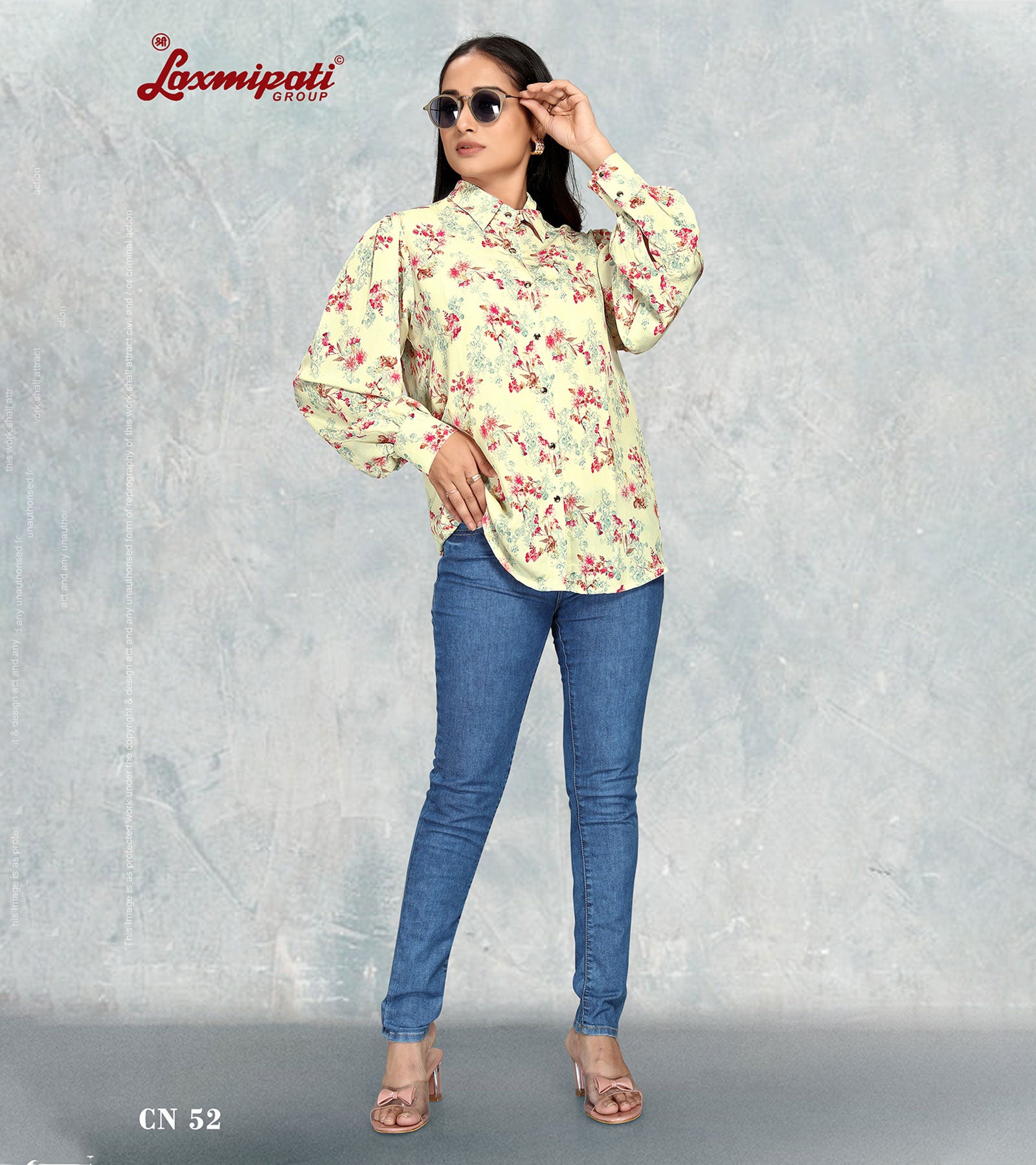 Laxmipati Asharika Digital Print Shirt
