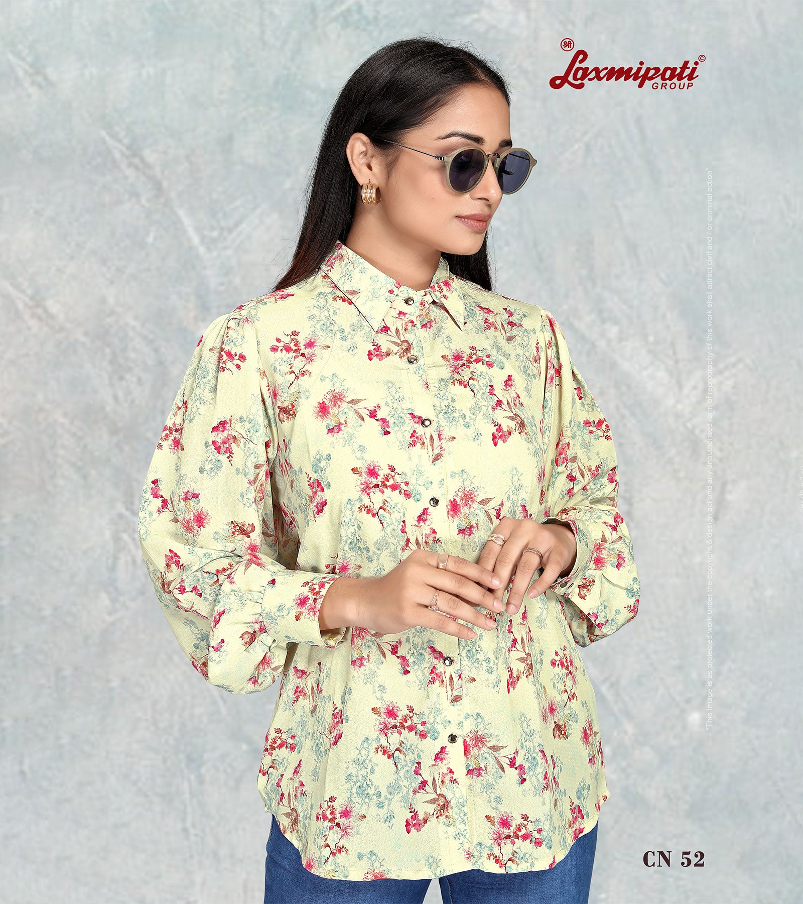 Laxmipati Asharika Digital Print Shirt