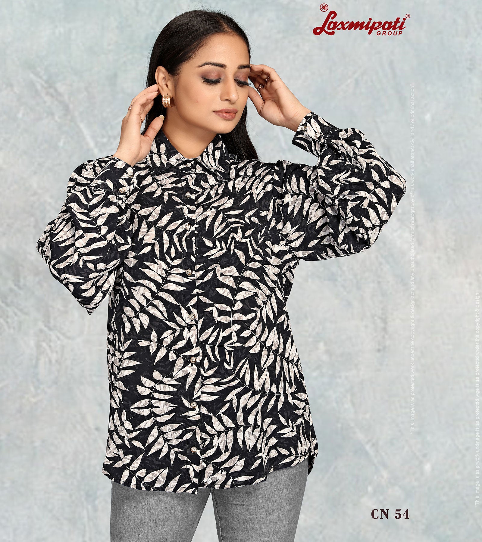 Laxmipati Asharika Digital Print Shirt