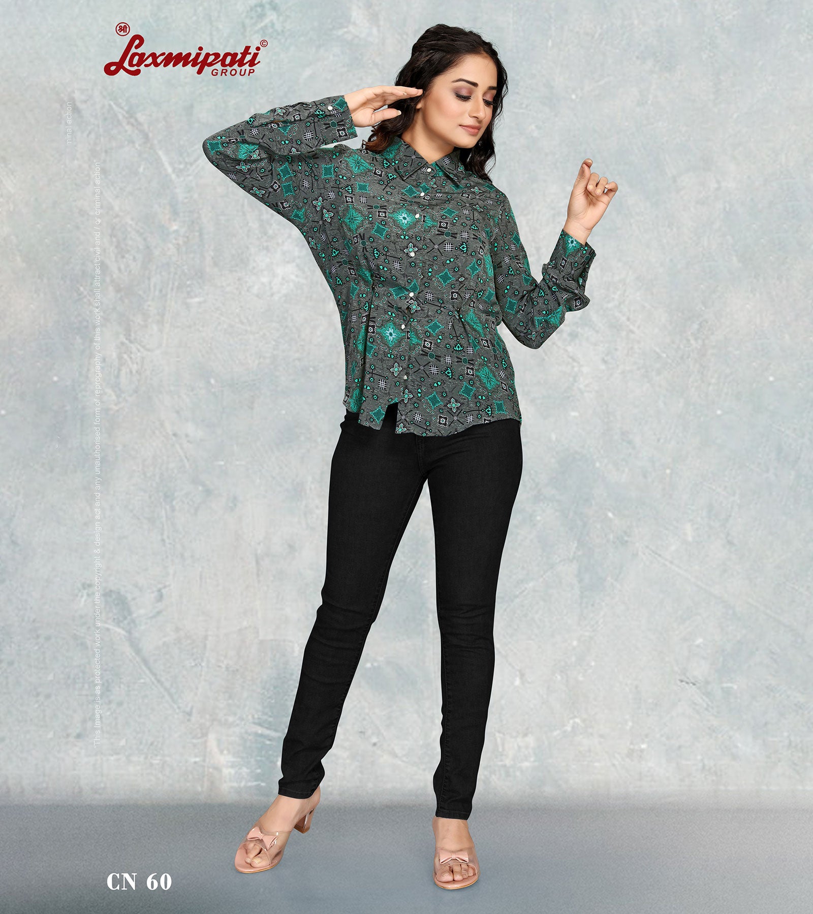 Laxmipati Asharika Digital Print Shirt