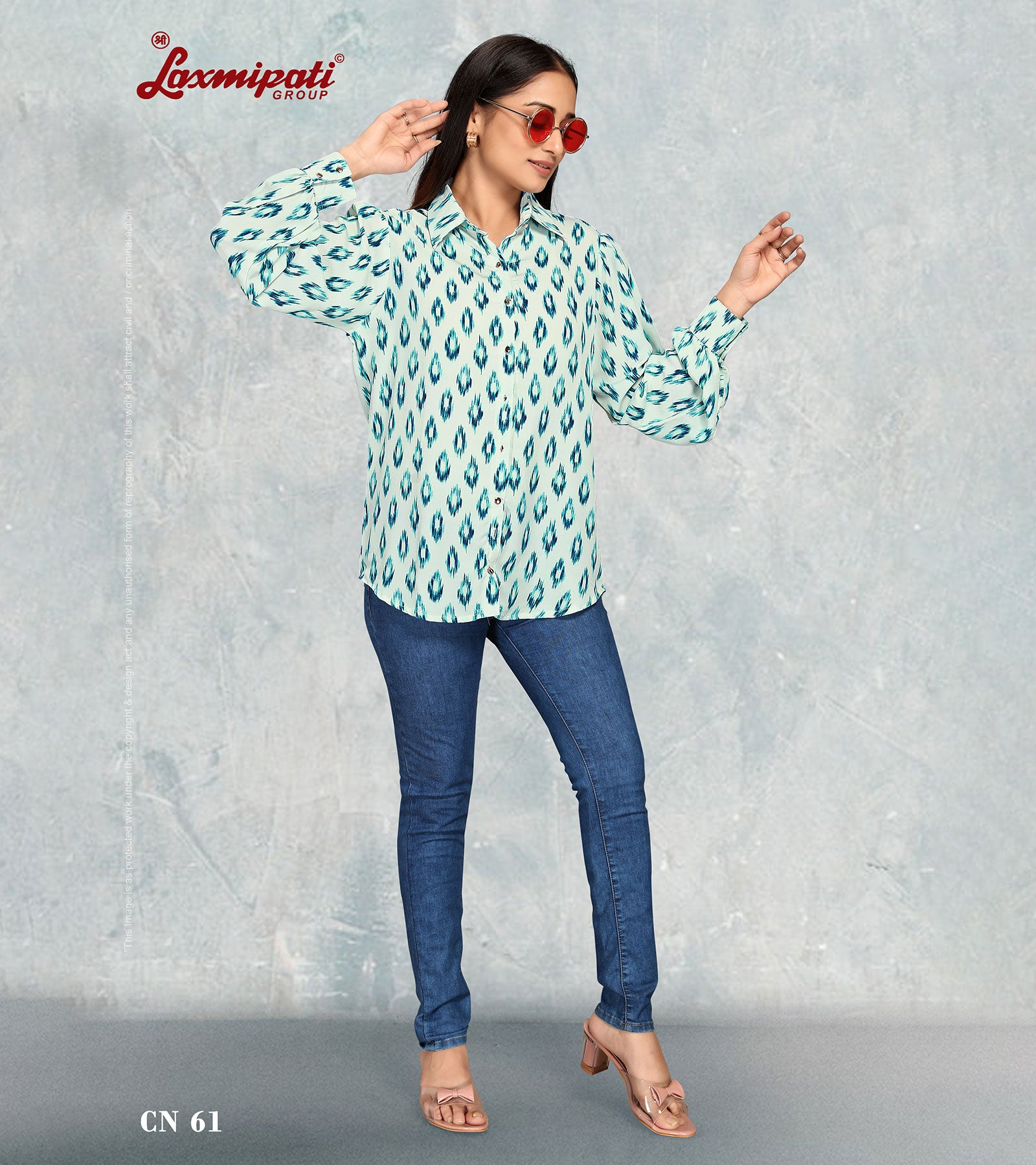 Laxmipati Asharika Digital Print Shirt