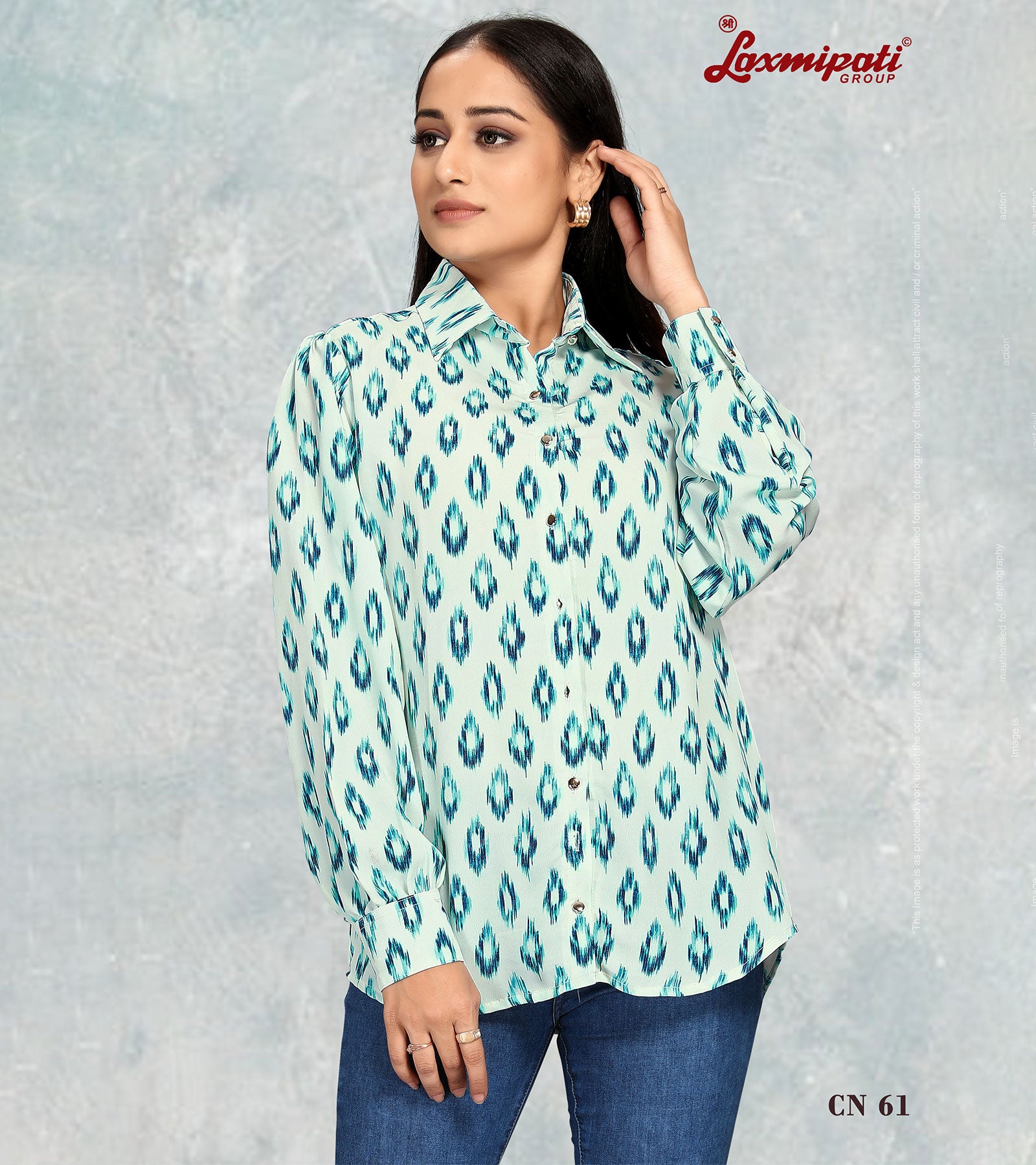 Laxmipati Asharika Digital Print Shirt