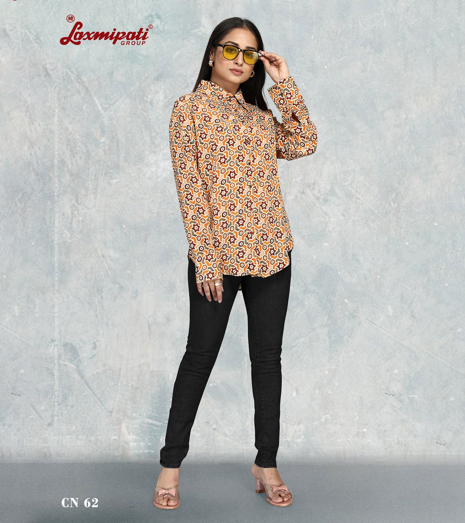 Laxmipati Asharika Digital Print Shirt