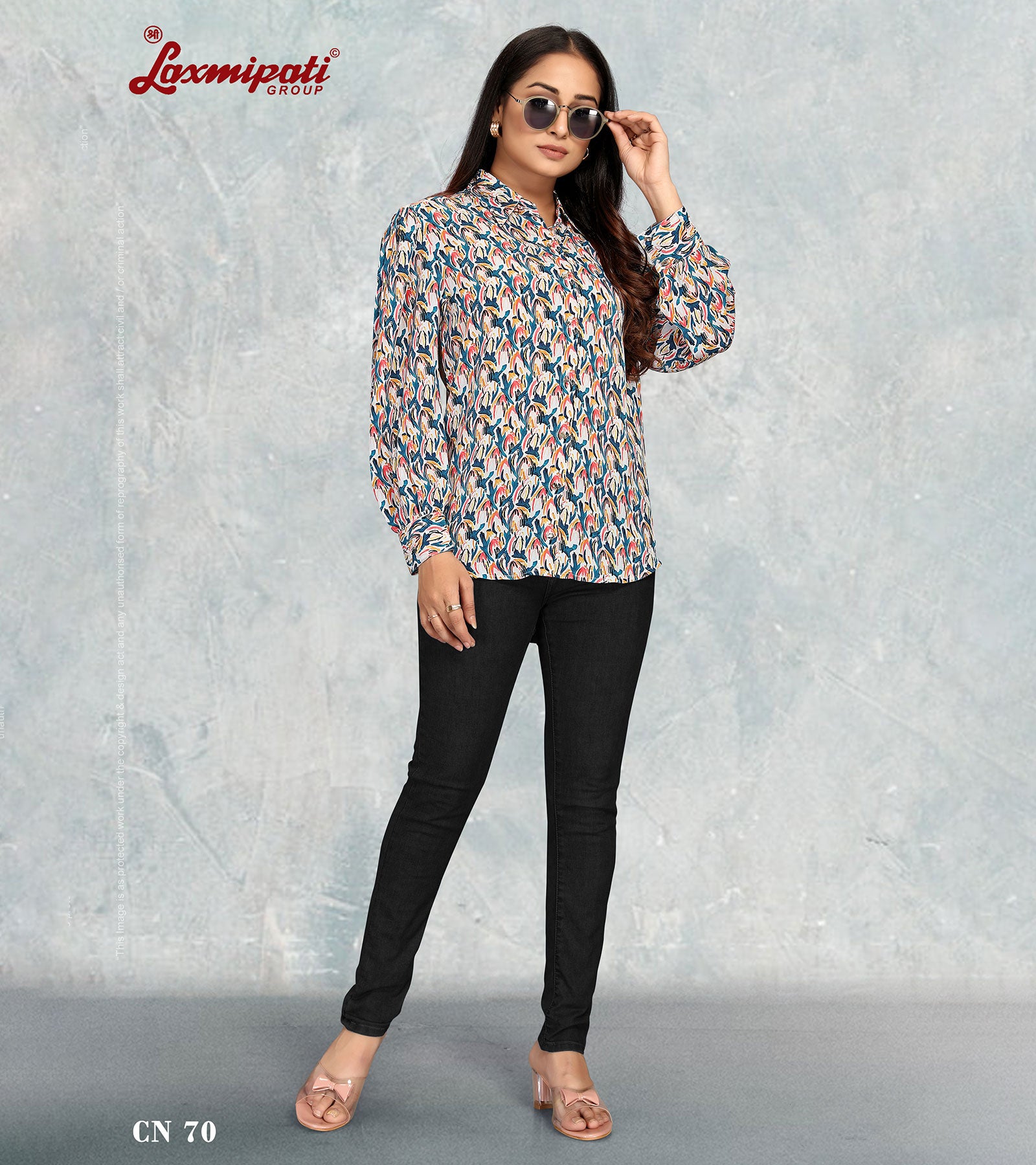 Laxmipati Asharika Digital Print Shirt