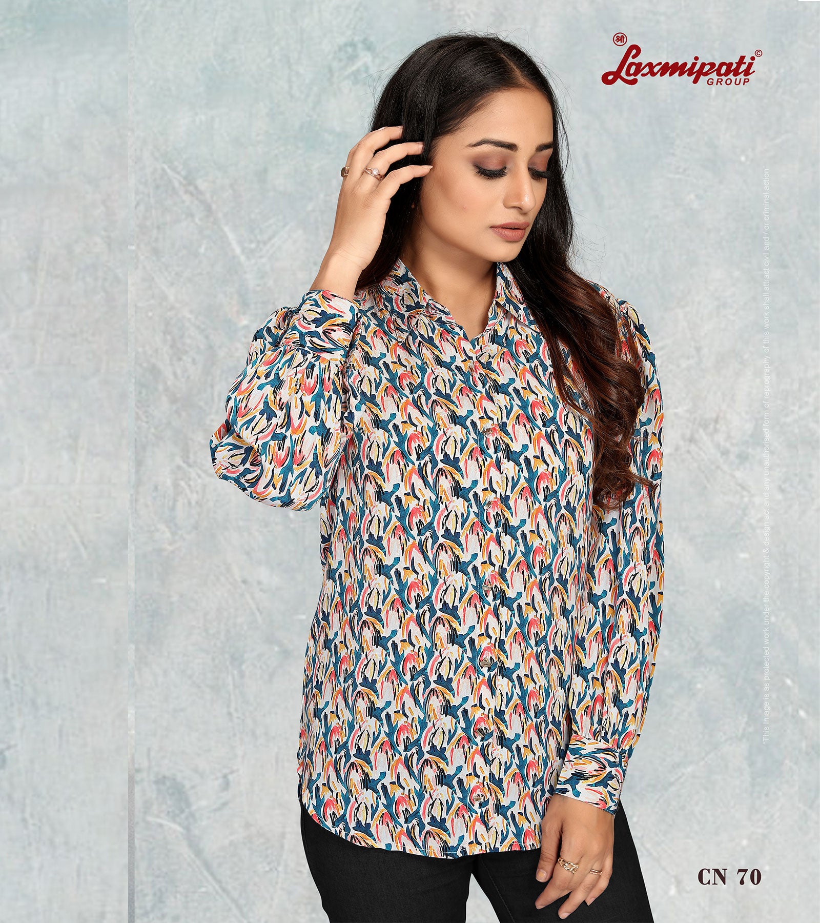 Laxmipati Asharika Digital Print Shirt