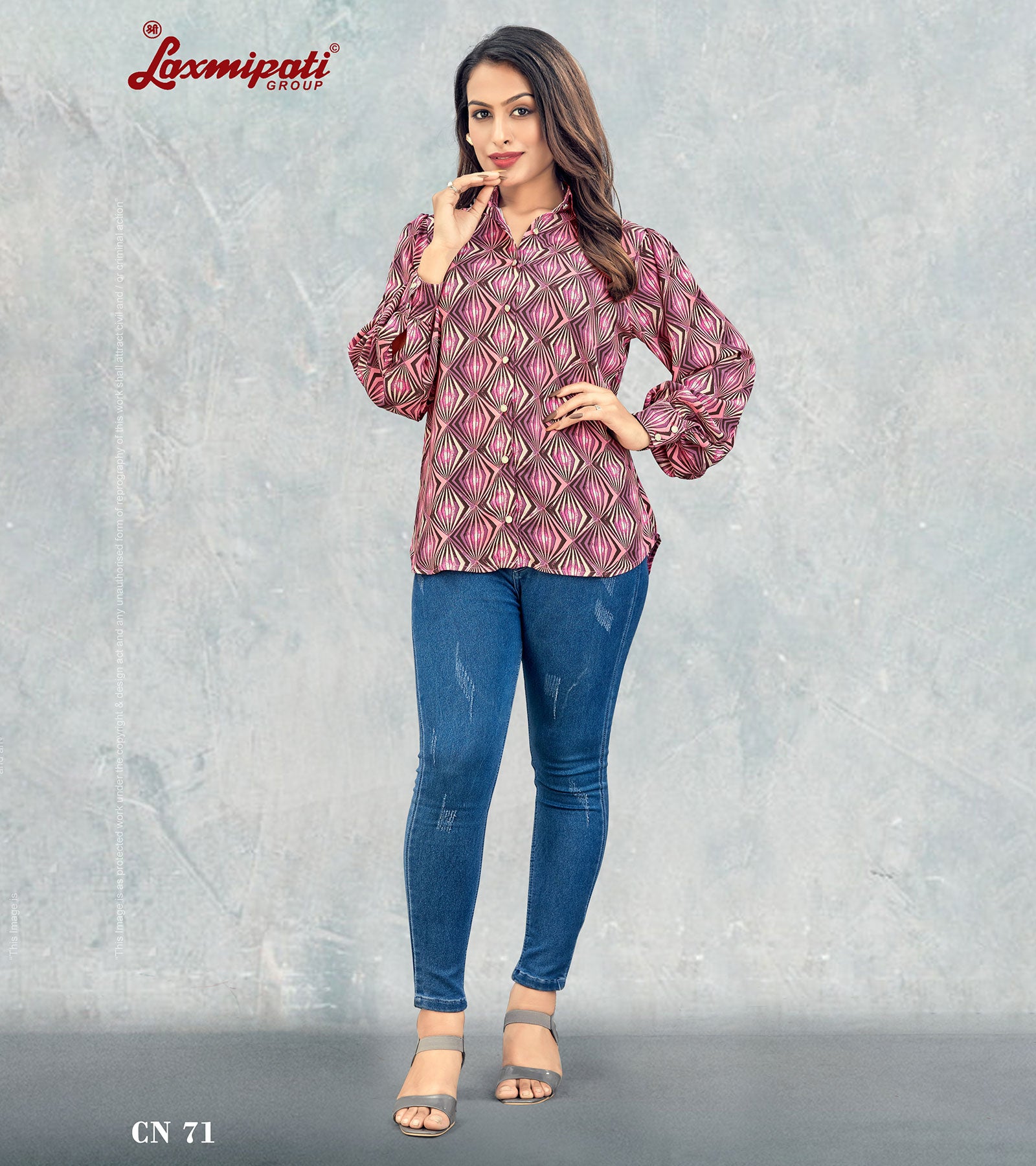 Laxmipati Asharika Digital Print Shirt