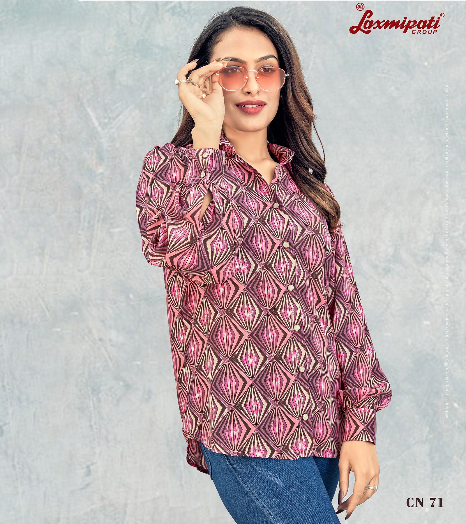 Laxmipati Asharika Digital Print Shirt
