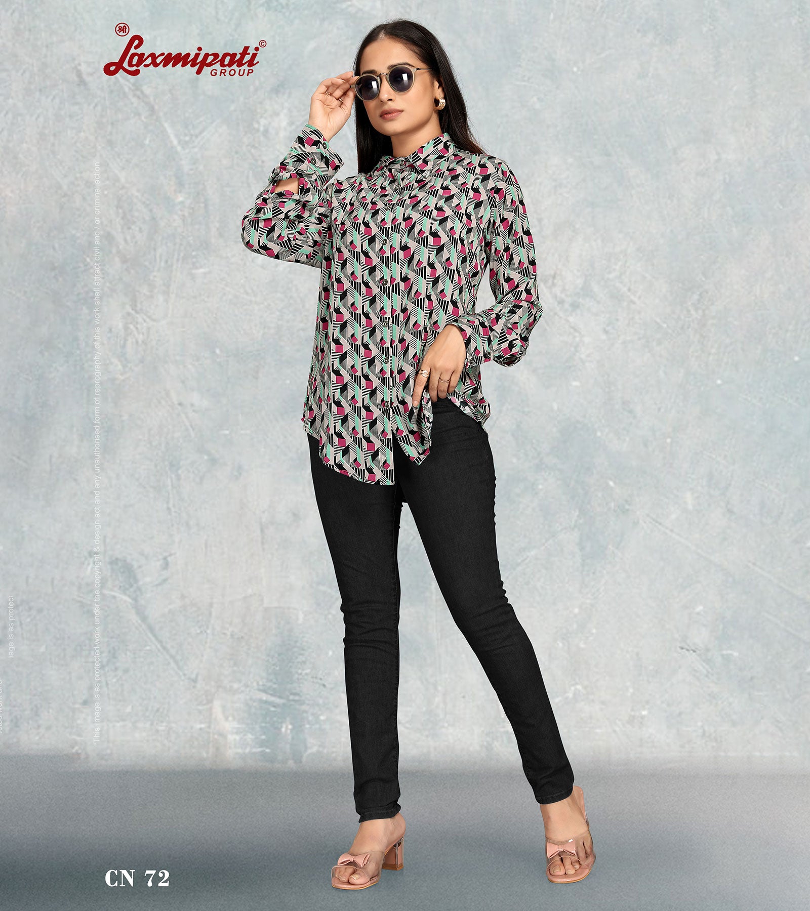 Laxmipati Asharika Digital Print Shirt
