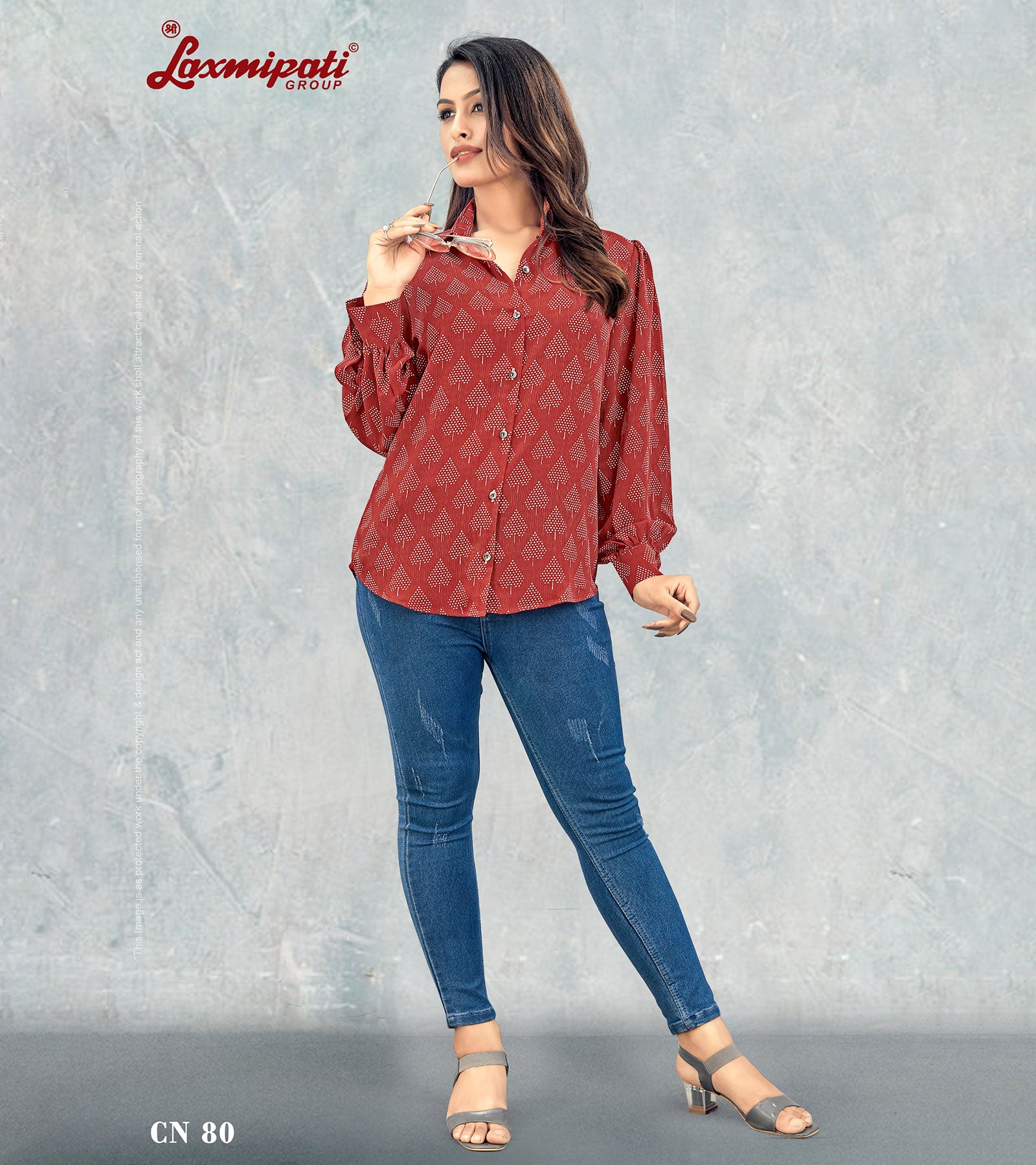 Laxmipati Asharika Digital Print Shirt