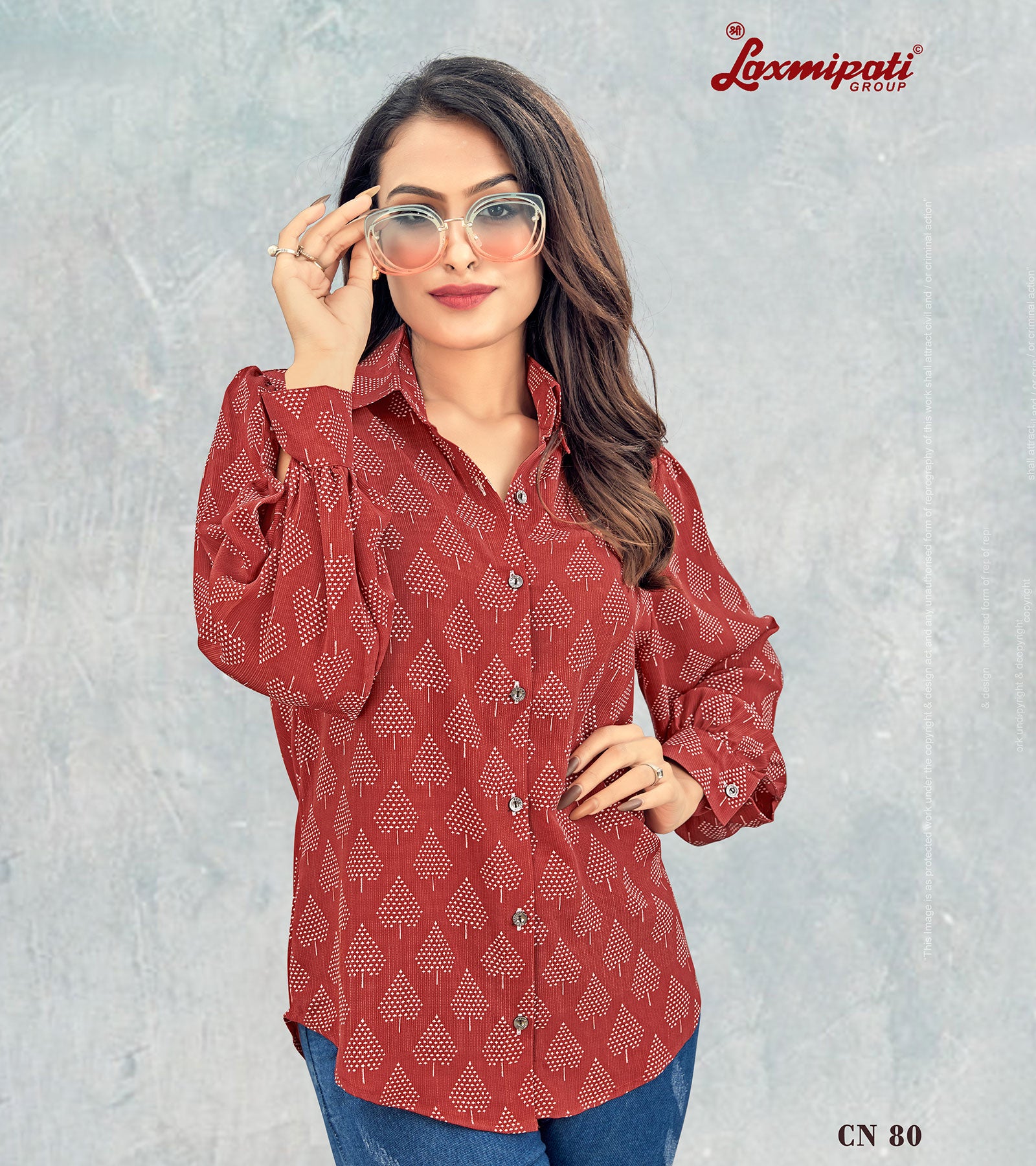 Laxmipati Asharika Digital Print Shirt