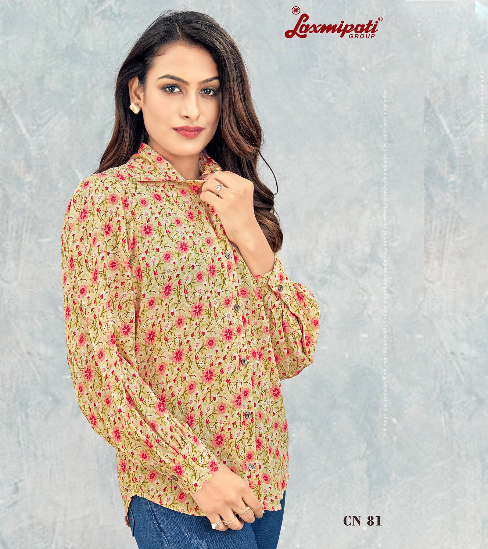Laxmipati Asharika Digital Print Shirt