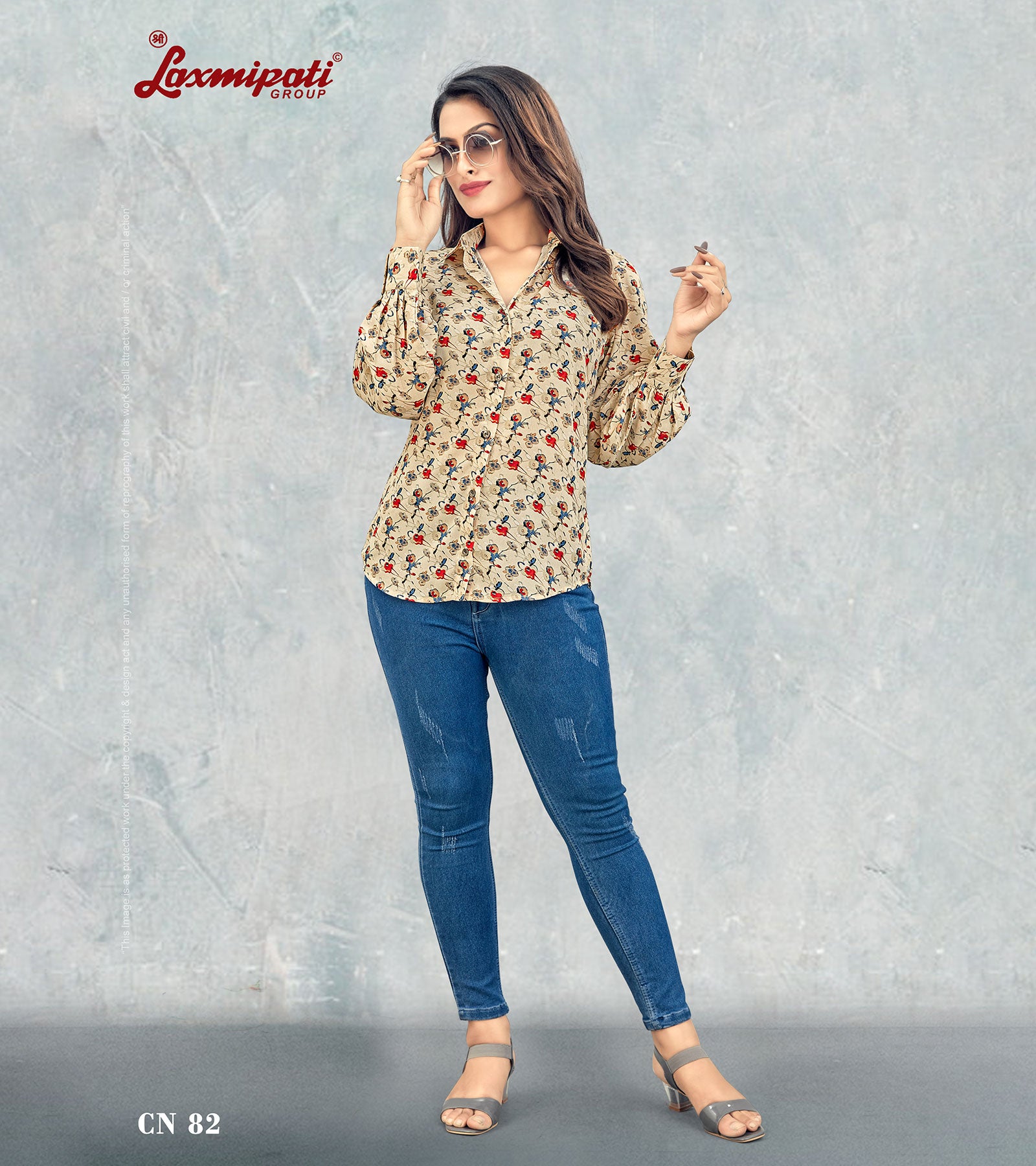 Laxmipati Asharika Digital Print Shirt