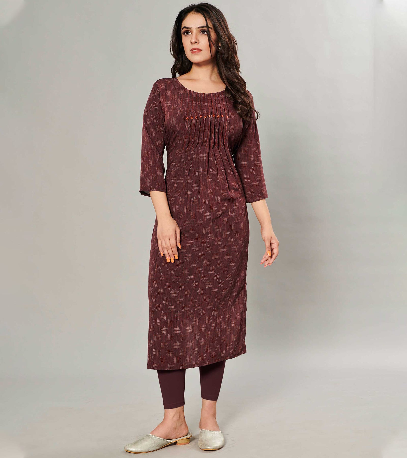 Laxmipati Kanebo Fabric Multicolor Kurti
