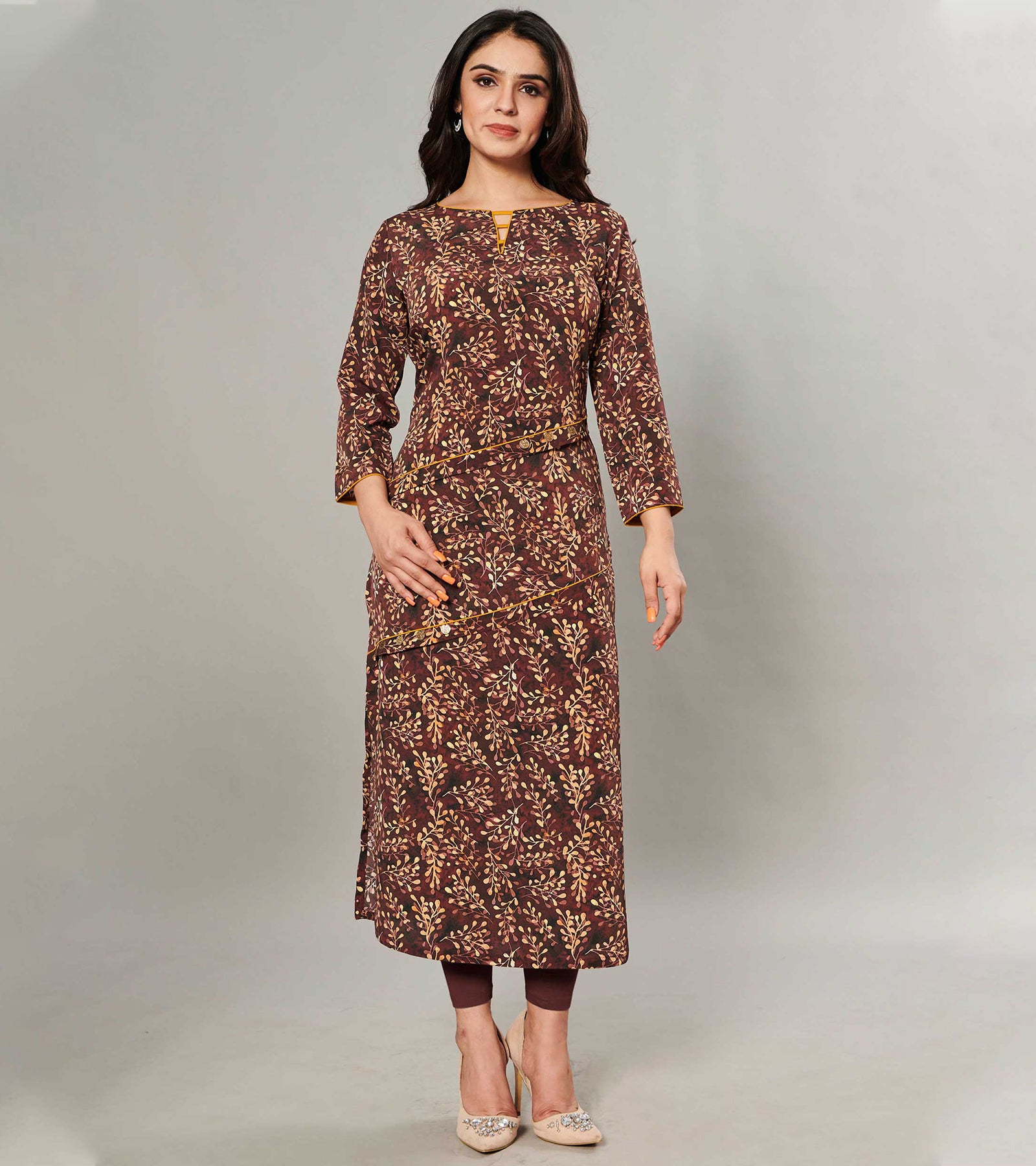 Laxmipati Kanebo Fabric Multicolor Kurti