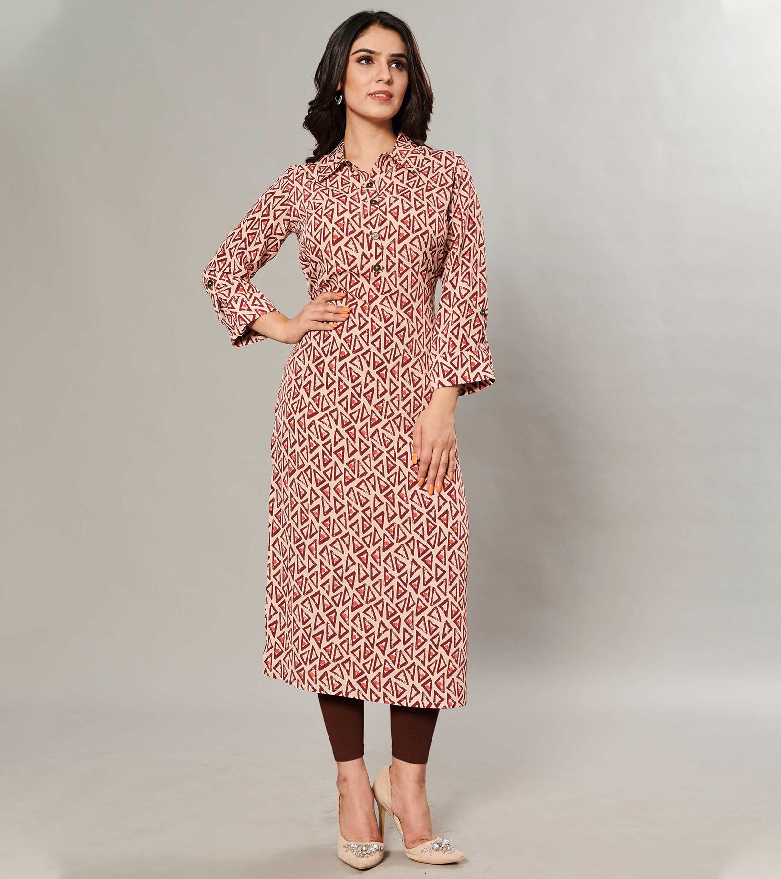 Laxmipati Kanebo Fabric Multicolor Kurti