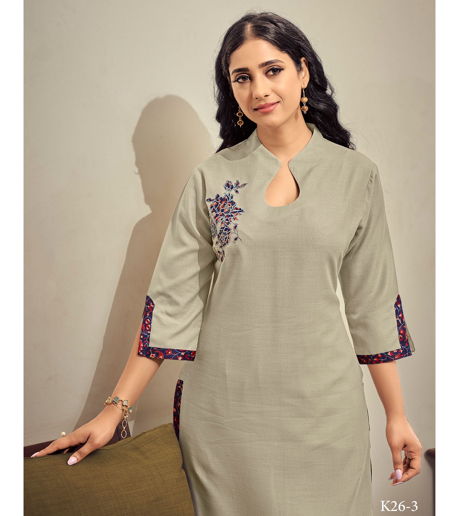 Laxmipati Misthi Vol.01 Spun Base Sand Kurti With Pant