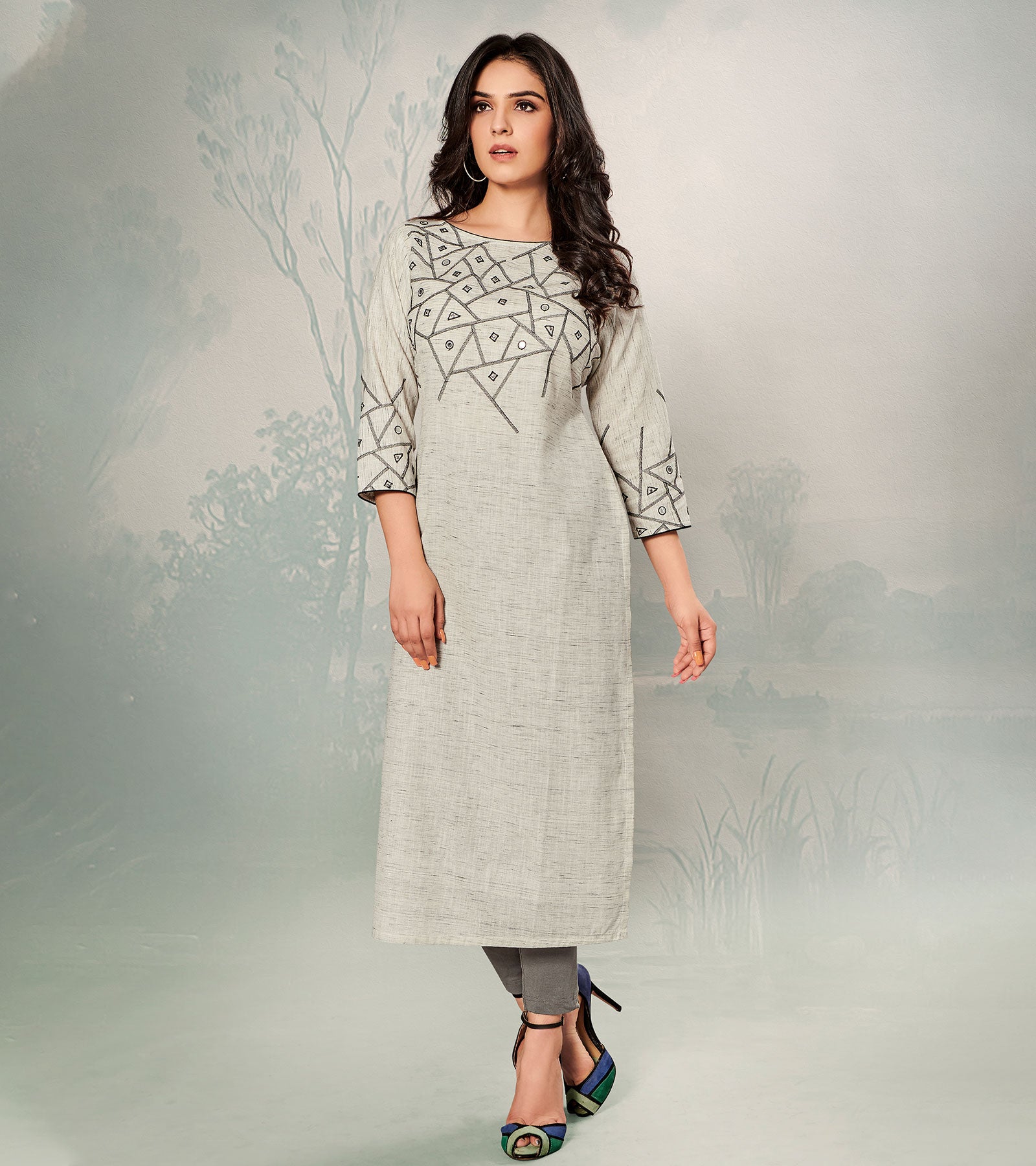 Laxmipati Cotton Multicolor Kurti