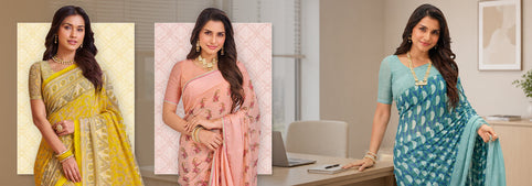 Office wear saree