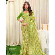 Laxmipati Murabbaa N-2098 Chiffon Pista Green Saree