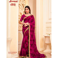 Laxmipati Cheeku  8038 C/C Georgette Rani Sarees