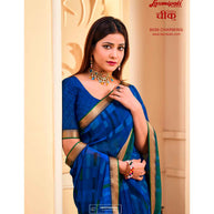 Laxmipati Cheeku  8039 C/C Georgette Blue Sarees