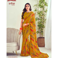 Laxmipati Vanilla 8192 Georgette Multicolor Saree