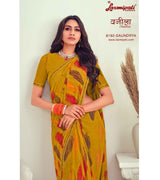 Laxmipati Vanilla 8192 Georgette Multicolor Saree