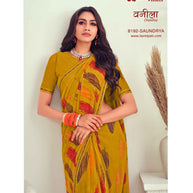 Laxmipati Vanilla 8192 Georgette Multicolor Saree